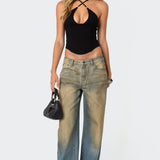 Lou Crossover Beaded Corset