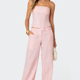 Arya Linen Look Corset