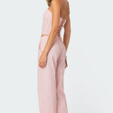 Arya Linen Look Corset