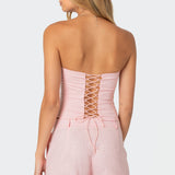 Arya Linen Look Corset