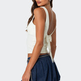 Ronda Bow Back Tank Top