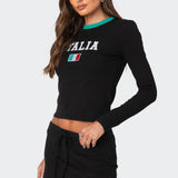 Italy Long Sleeve T Shirt