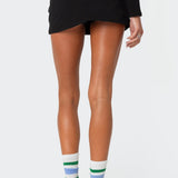 Bayside Slitted Micro Skort