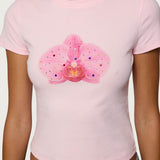 Orchid Gemstone T Shirt