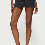 Camelia Denim Mini Skort