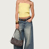 Philipa Strapless Knit Top