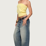 Philipa Strapless Knit Top
