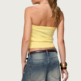 Philipa Strapless Knit Top