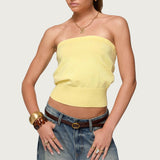Philipa Strapless Knit Top