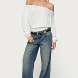 Nannie Off Shoulder Oversized Top
