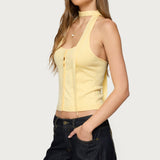Two Piece Knit Halter Top