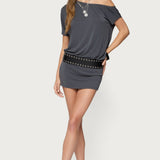 Sevie Off Shoulder Mini Dress
