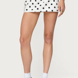 Noreen Polka Dot Mini Skort
