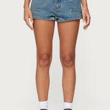 Keinan Low Rise Denim Shorts