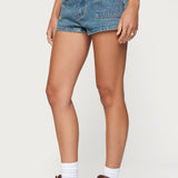 Keinan Low Rise Denim Shorts
