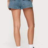 Keinan Low Rise Denim Shorts