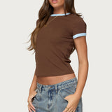 Zeke Contrast T Shirt
