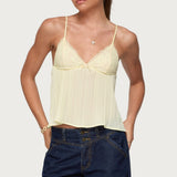 Rhian Lacey Pleated Babydoll Top