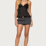 Rhian Lacey Pleated Babydoll Top