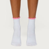 Heart & Bow Pilates Socks