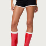 Sansa Lacey Knit Micro Shorts