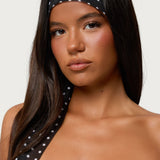Polka Dot Sheer Scarf