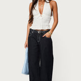 Larissa Scrunch Halter Top