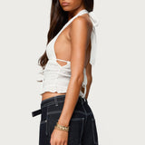 Larissa Scrunch Halter Top