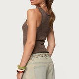 Eleora Sequin Knit Tank Top