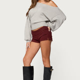 Dinah Denim Micro Shorts
