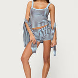 Lillian Striped Knit Shorts