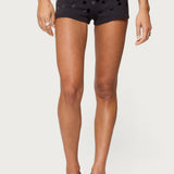Cierra Sequin Knit Micro Shorts