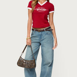 Santa Monica V Neck T Shirt