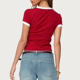 Santa Monica V Neck T Shirt