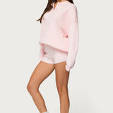 Lorie Ribbed Knit Shorts