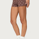 Chelsie Polka Dot Foldover Shorts