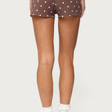 Chelsie Polka Dot Foldover Shorts