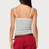 Rhoda Contrast Polka Dot Tank Top