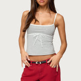 Rhoda Contrast Polka Dot Tank Top