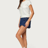 Coreen Button Up Knit Top