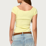Lilibet Sweetheart Button Up Top