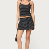 Moria Striped Halter Top