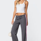 Averie Contrast Striped Joggers