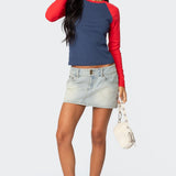Tommi Raglan Long Sleeve T Shirt