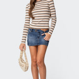 Sivan Striped Long Sleeve T Shirt