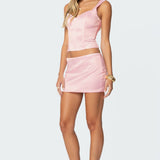 Camila Satin Effect Corset