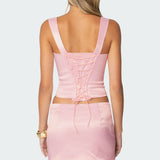 Camila Satin Effect Corset