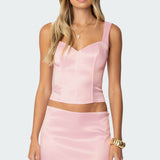 Camila Satin Effect Corset