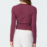 Brianna Striped Long Sleeve T Shirt