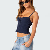 Lacey Knit Tank Top